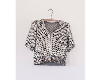 silver sequin shirts