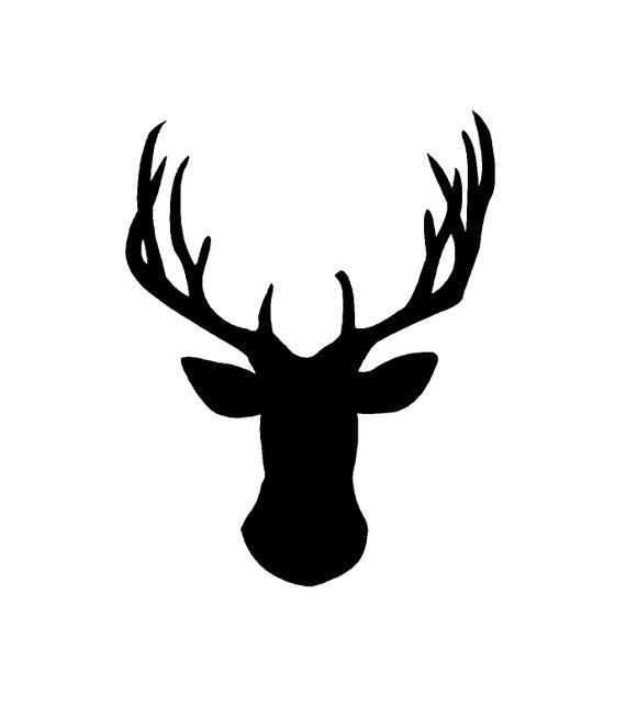 Pin by A Oldenborg on Create | Deer head silhouette, Deer silhouette ...