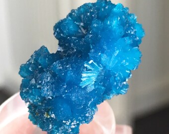 Rare 25.7ct XL Cavansite Crystal Specimen - Wagholi Mine, Maharashtra, India - Item:CV17028