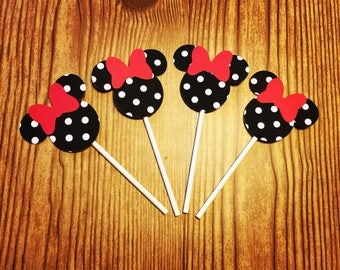 Disney Minnie Mouse Cupcake Toppers