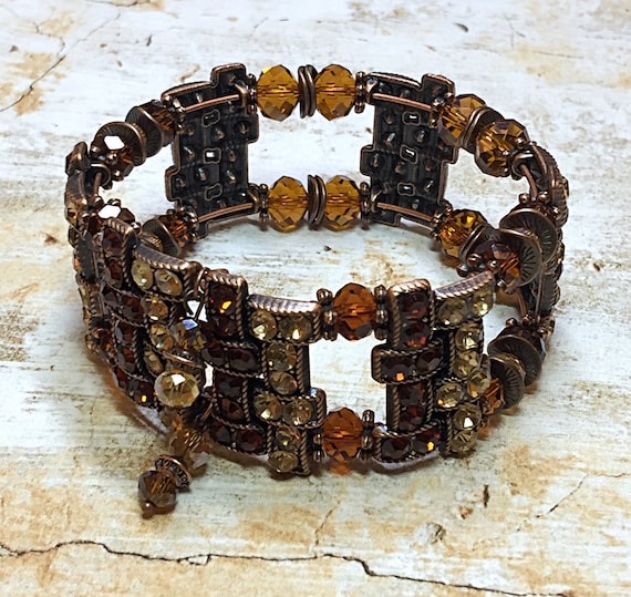 Beaded Cuff Bracelet Chunky Bracelet Gift for Girlfriend