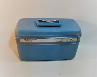 Vintage Samsonite Silhouette Train Case, Luggage, Carry On Bag
