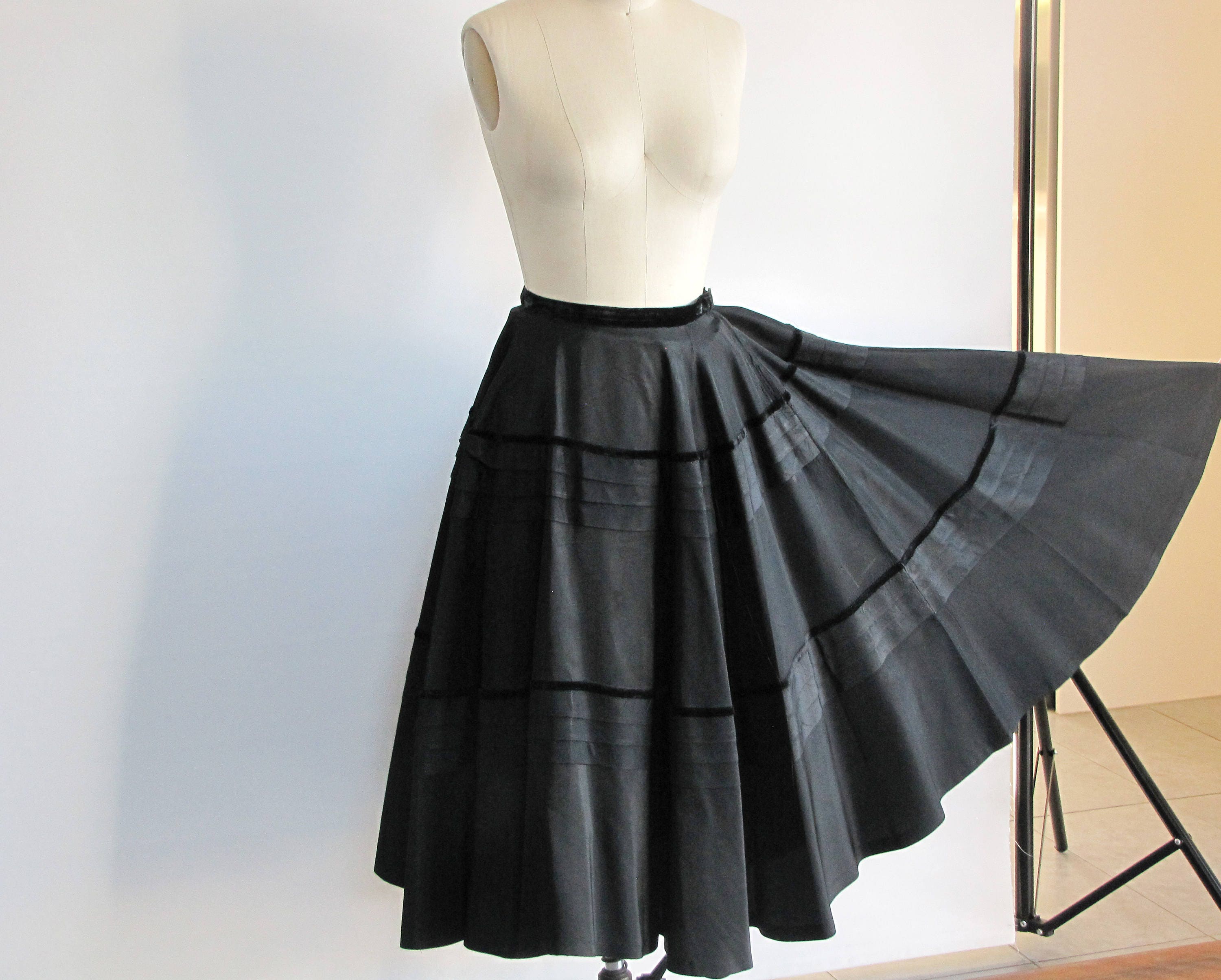 2x Vintage 1950's Silk Circle Skirts – Classics.Life