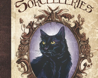 "Cats, charms and sorcery" illustrated book