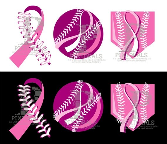 Download Breast Cancer Ribbon in Baseball Laces Breast Cancer