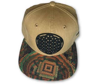 Flower Of Life Snapback Strapback Hat Festival Hat Rave Clothing