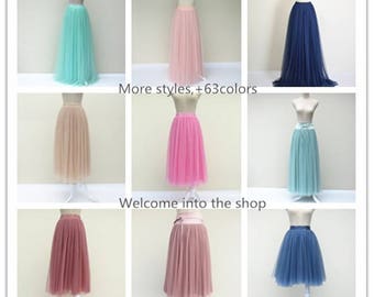 Summer women tulle skirt dress, adult tulle skirt women's tutu