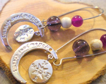 Kit was GdE BO * of Crescent Moon purple * silver plated