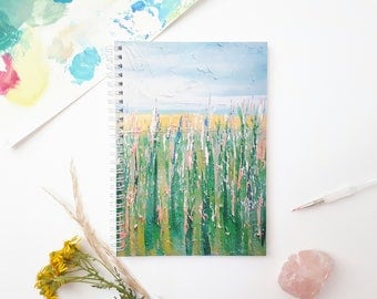 A5 lined countryside notebook - Nature lover gift - English countryside - Nature inspired gift - Gift for her - Gift for friend - Wildflower
