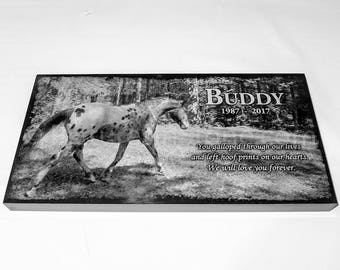 Horse headstone | Etsy