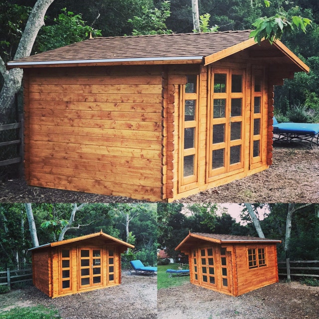 Natural wood cabin / storage / shed / guest house by MyModernCabin