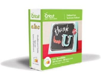 CHALKBOARD FONTS Cricut Cartridge (New Format) ~ Factory Sealed & Ready to Ship. Works with ALL Cricut Machines!