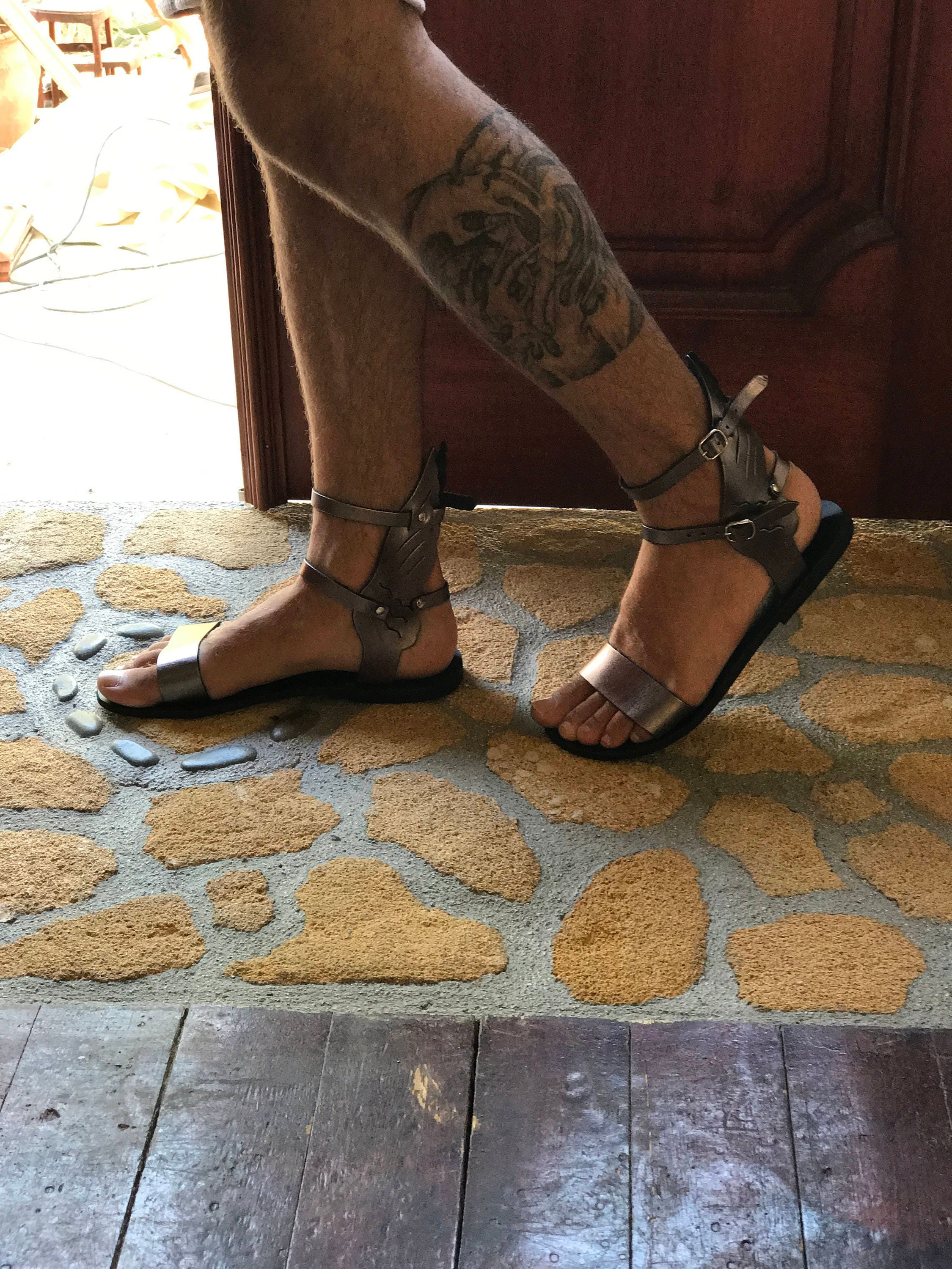 winged gladiator sandals