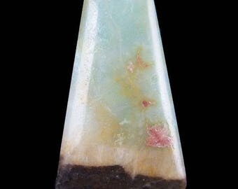 1 x Gorgeous Natural Amazonite Jasper gemstone pendant