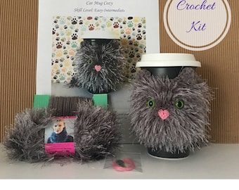 Crochet Cat Pattern - Cat Crochet Pattern, Crochet Kits, Amigurumi Kit, Crochet Pattern Cat, Learn To Crochet, Amigurumi Cat Pattern