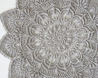 Crochet doily pattern IDA, Instant download