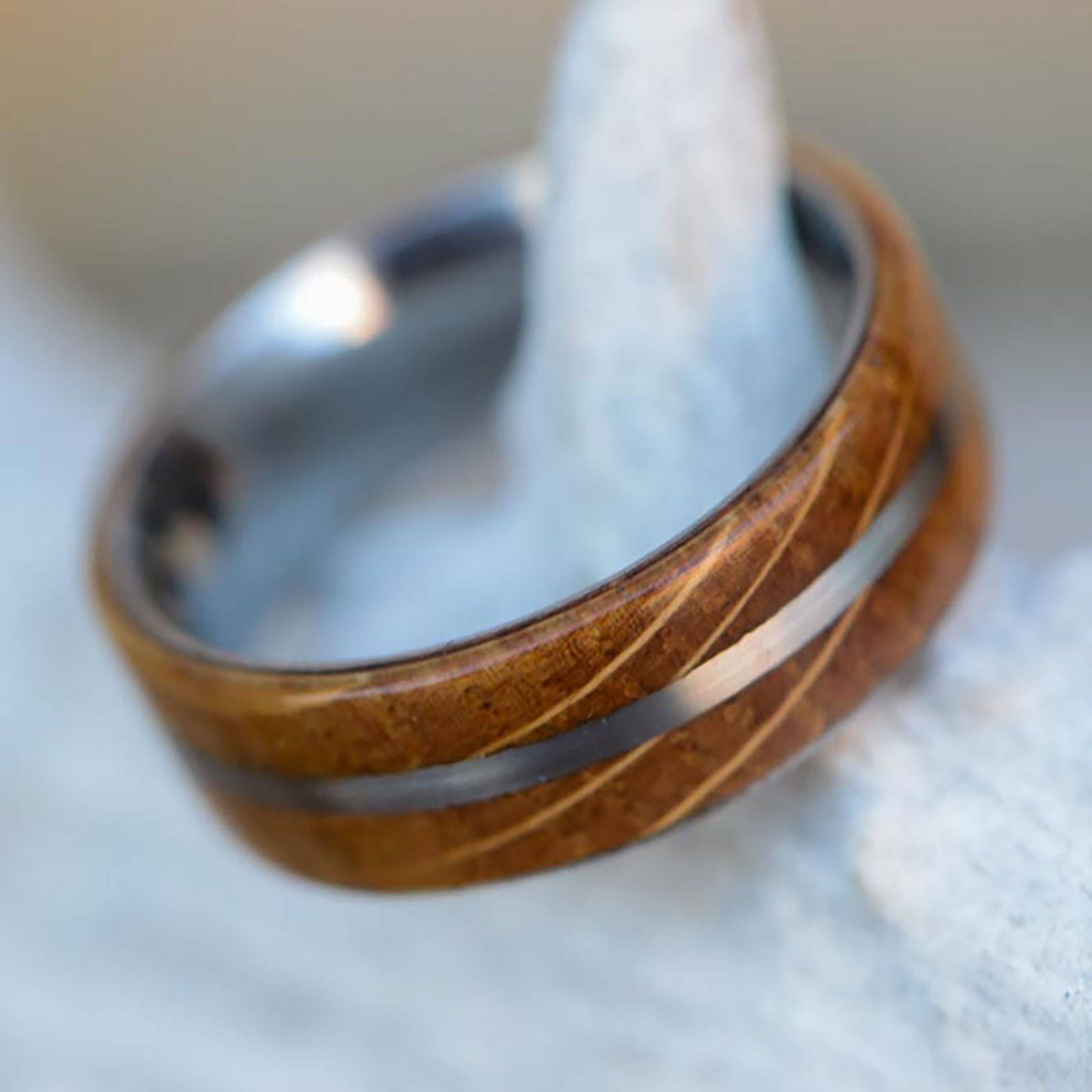 Men's Wedding/Engagement Ring Jack Daniels Barrel Stave