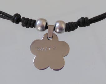 Necklace in stainless steel