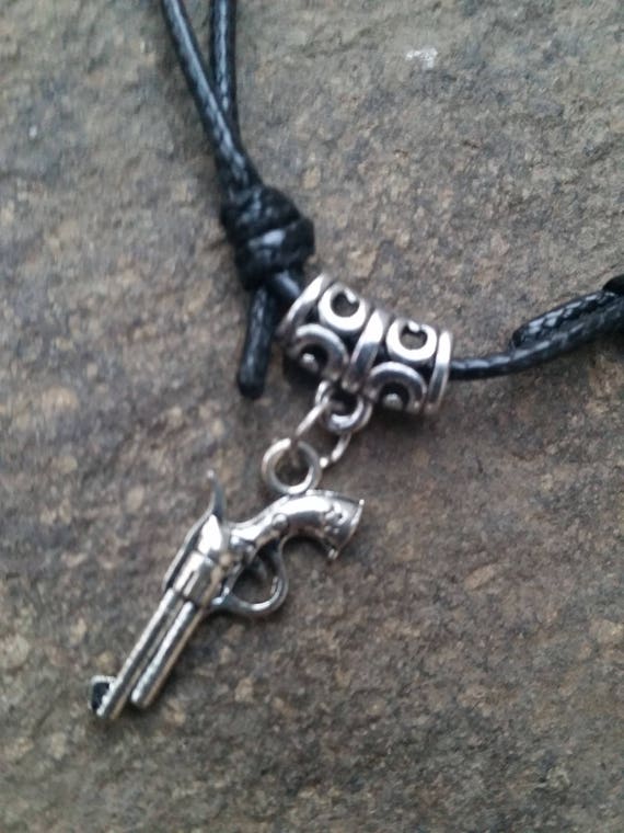 Pistol charm bracelet/anklet..gun shooting jewelry