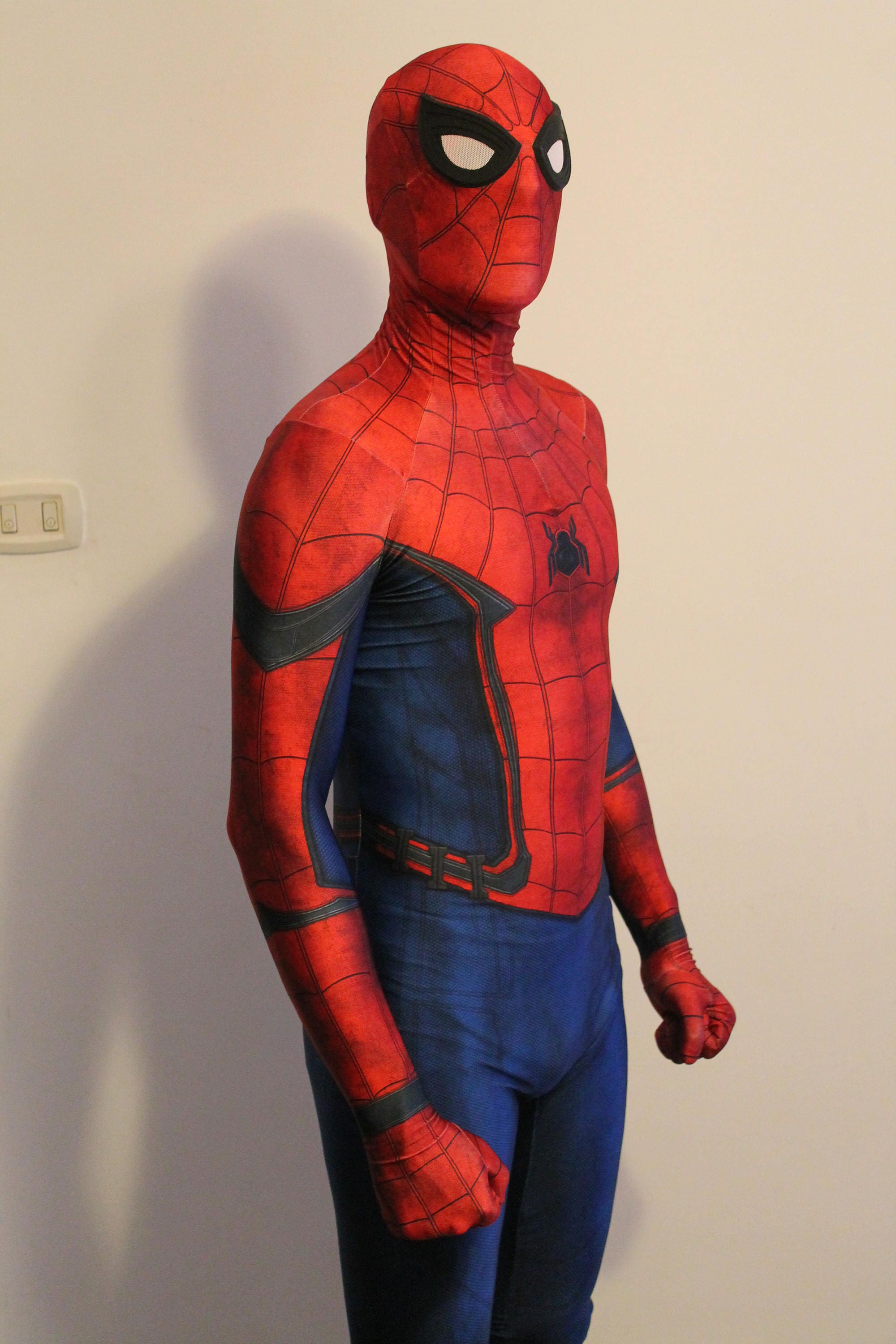 Replica Spiderman costume ' ' printed on