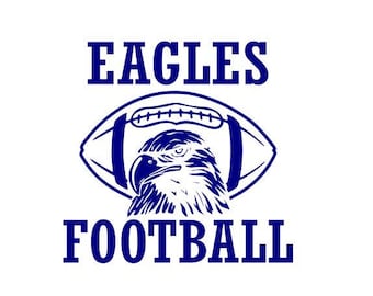 Eagles Football high school college SVG File Cutting, DXF, EPS design, cutting files for Silhouette Studio and Cricut Design space