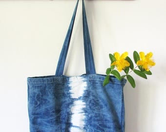 Indigo bag Tie dye blue bag Gift for her Bestsellers Cross body bag Best Friend gift Birthday gifts Shibori handbags INDI015