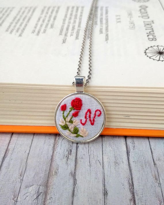 Custom initial necklace Name necklace initials jewelry