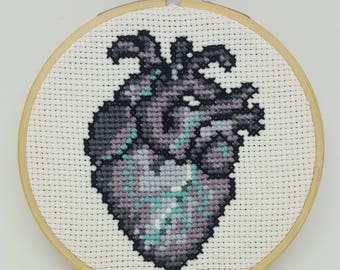 Heart Cross Stitch Kit