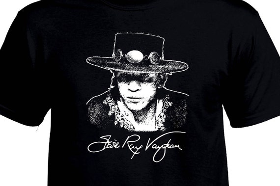Stevie Ray Vaughan Signature Tribute T-Shirt