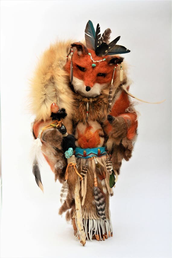 Fox Medicine DollFox Animal Spirit Doll Fox Totem Animal