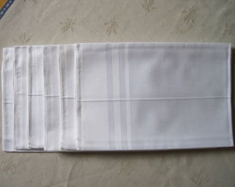 6 cloth napkins vintage,
