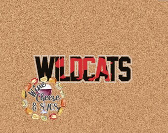 Wildcats Knockout School Mascot Design SVG PDF JPG