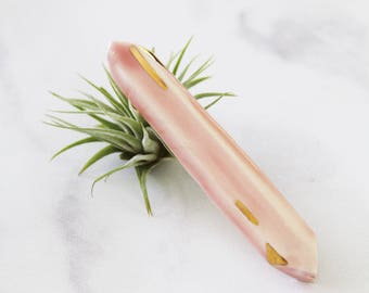 One Hitter Pipe. Pretty Pipes. Ceramic Pipe. Tobacco Pipe. Tobacco Bowl. Smoking Accessories. Crystal Pipe. Rose Quartz Pipe. Smoking Pipe.