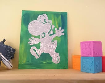 Nintendo Wall Art yoshi art | etsy Nintendo Wall Art yoshi art | etsy