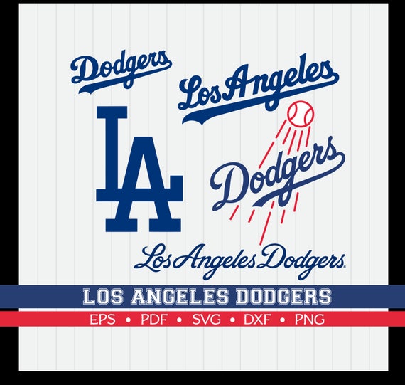 Download LA Dodgers Cut Files SVG Files Baseball Clipart Cricut Los