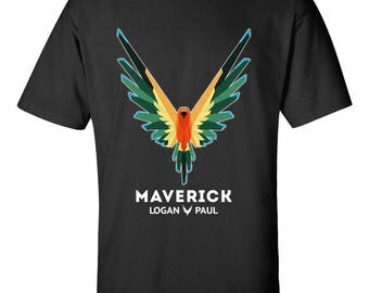 NEW Logan Paul Maverick Logang Logo Unique Custom For T-shirt Gildan Men's & Women's S M L XL 2XL 3XL Clothing Tshirt Shirt