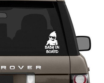 Hangover baby on board decal