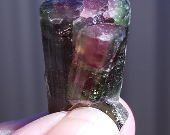 Watermelon tourmaline crystal