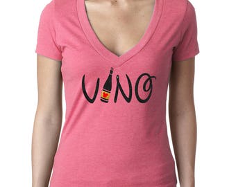 Vino Shirt - Disney Vino Shirt - Epcot Drinking Shirt - Food And Wine Shirts - Epcot Shirts - Disney Drinking Shirt - Disney V Neck