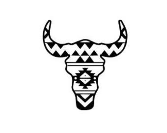 Free Free 200 Aztec Cow Skull Svg Free SVG PNG EPS DXF File