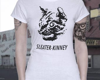 sleater kinney cat shirt