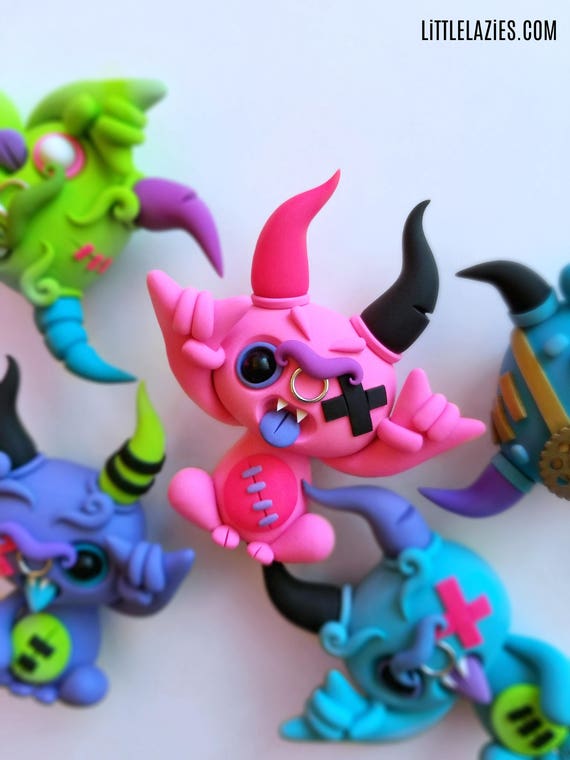 Download Random BRUTAL LittleLazies 1 Miniature Monster Polymer Clay