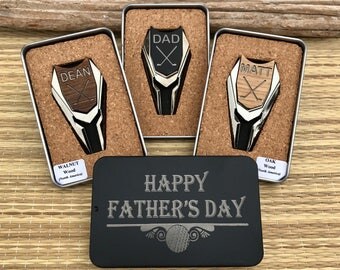 Father's Day Gift Golf Gift for Man, Personalized Golf Ball Marker & Divot Tool, Men's Dad Gift, Golf Accessories, Gift for Him, Men's Gift