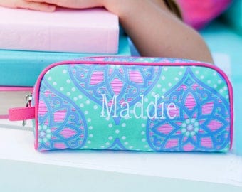 Personalized Pencil Case, Monogram Pencil Pouch, Pencil Holder, Pencil Bag, Pencil Box, Personalized Pen Case, Supply Case, Back to School