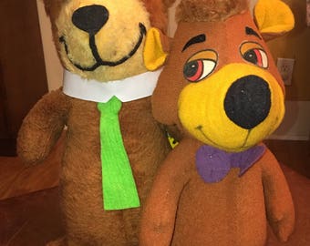 yogi bear and boo boo stuffed animals