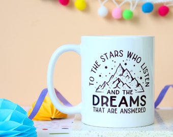 The Night Court Mug. High Fae. ACOMAF. ACOTAR. ACOWAR. Feyre. Rhysand Quote Mug. Sarah J Maas. Night Court Mug. Book Lover. Prythian Mug.