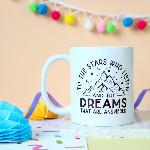 The Night Court Mug. High Fae. ACOMAF. ACOTAR. ACOWAR. Feyre. Rhysand Quote Mug. Sarah J Maas. Night Court Mug. Book Lover. Prythian Mug.