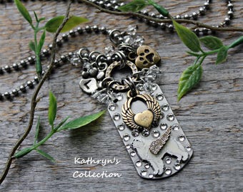 Great Pyrenees Angel Necklace, Great Pyrenees Jewelry, Pet Memorial Jewelry, Dog Sympathy Gift, Great Pyrenees Gift