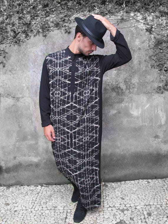  Men s Boho Kaftan Men s Long Caftan Shirt Mens 