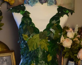 Adult Spring fairy costumepink flower fairy dressGreen